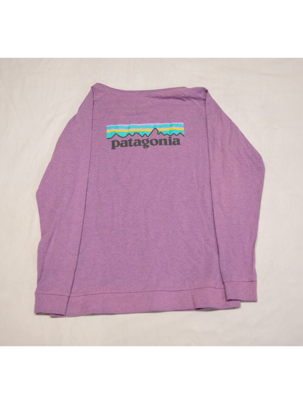 Patagonia Long Sleeve Shirt Small Purple Daily Performance Waves Casual Men's S